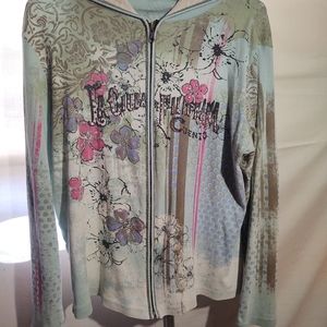 Vintage Y2k Vanilla Sugar Full Zip Hoodie